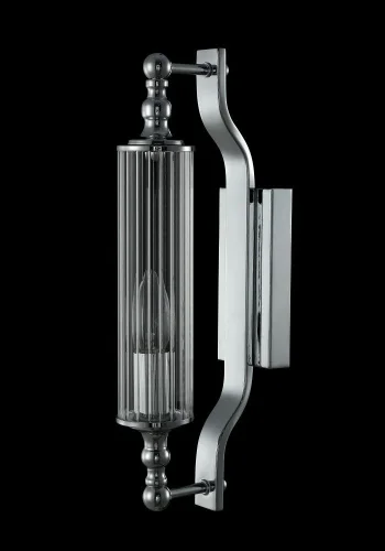 Бра TOMAS AP1 CHROME Crystal Lux прозрачный на 1 лампа, основание хром в стиле современный  фото 3